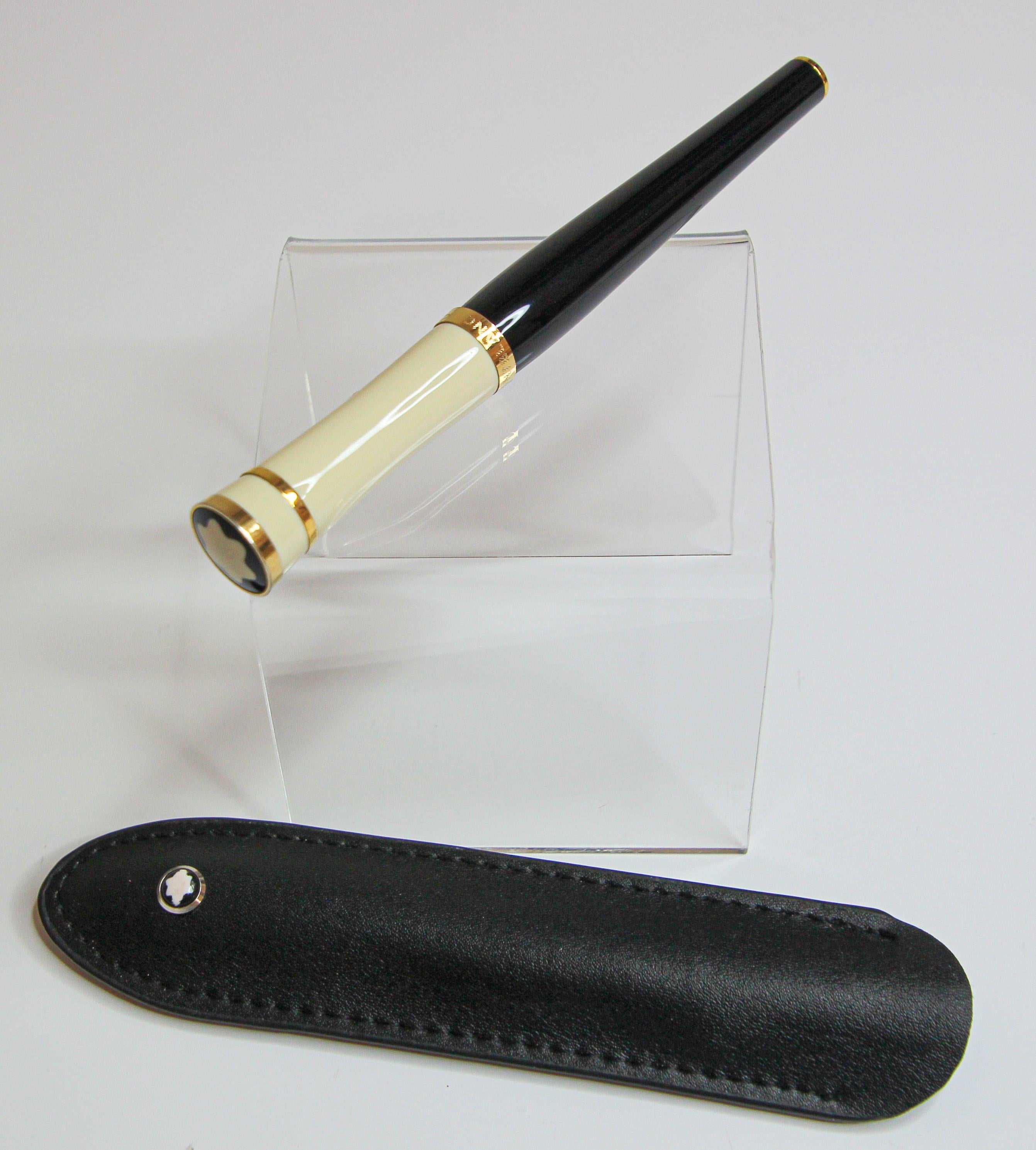 Greta Garbo Limited Edition Mont Blanc Ballpoint Pen with Pearl For