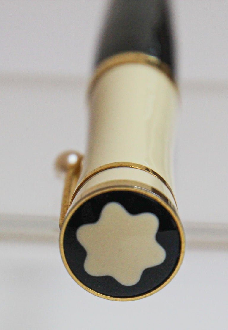 Greta Garbo Limited Edition Mont Blanc Ballpoint Pen with Pearl For