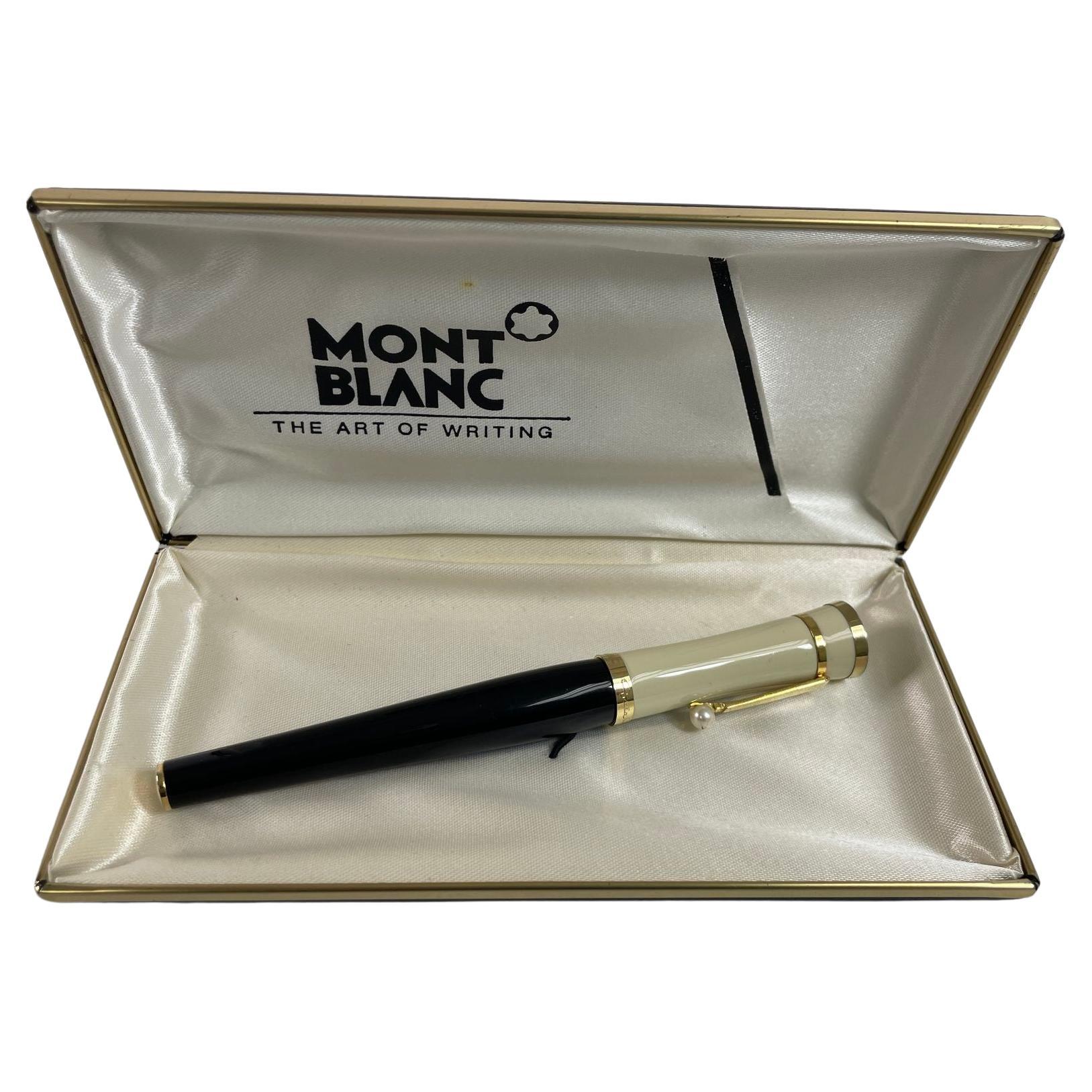 Greta Garbo Limited Edition Mont Blanc Ballpoint Pen with Pearl