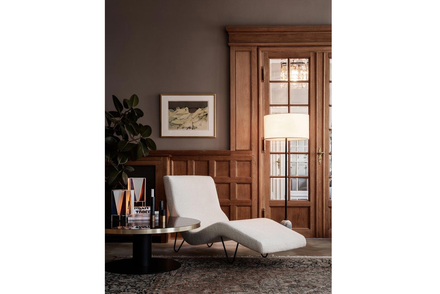 Mid-Century Modern Greta Grossman I. B-4 lampe de table, noir / blanc en vente