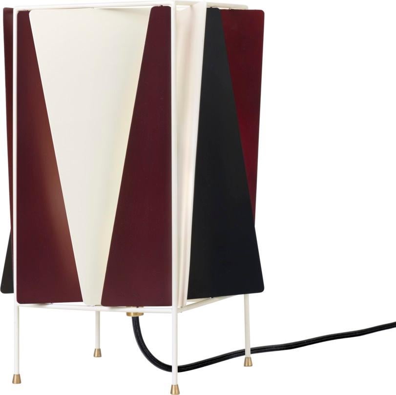 Greta Grossman 'B-4' Table Lamp for Gubi in Chianti and White In New Condition For Sale In Glendale, CA
