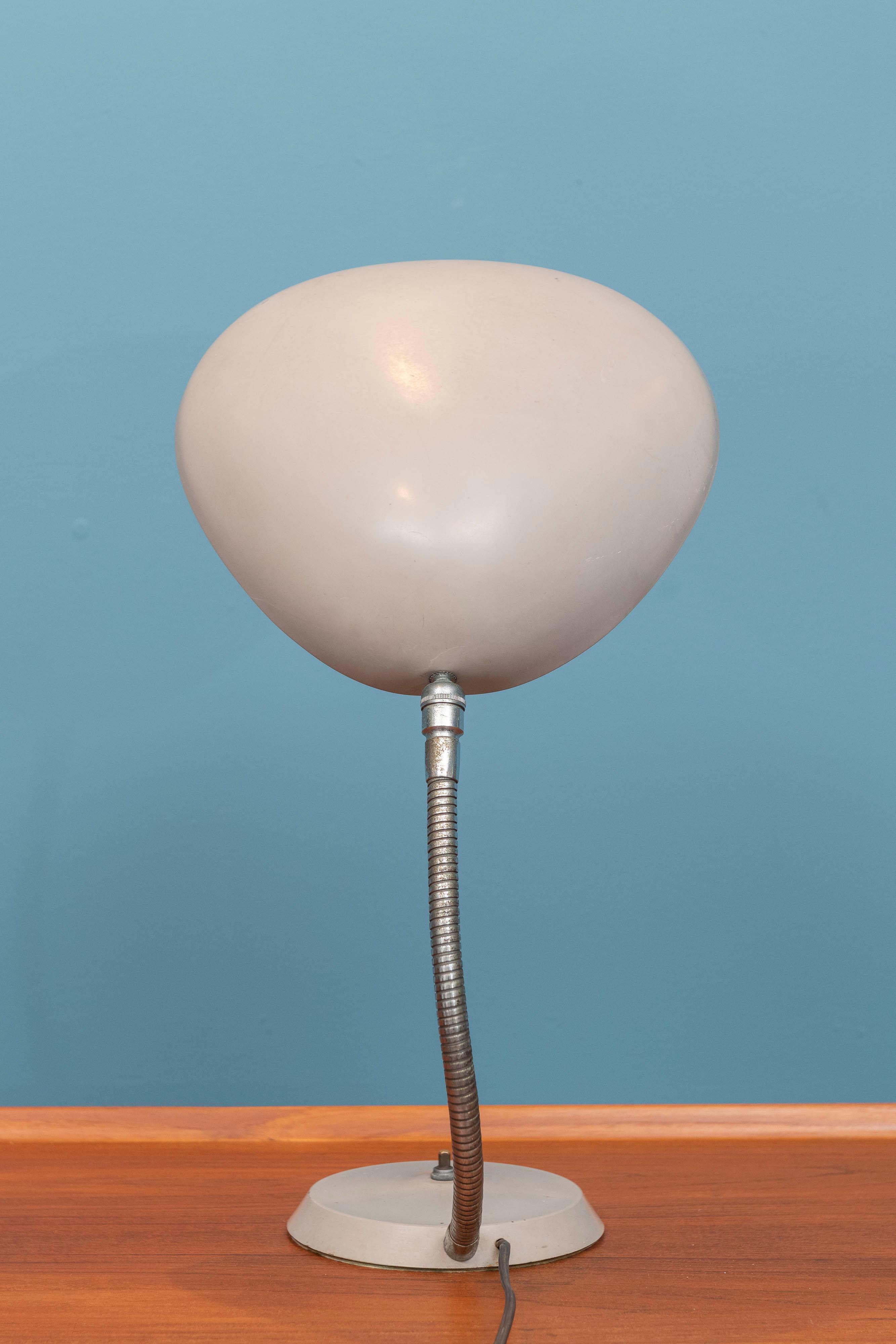 Mid-20th Century Greta Grossman Cobra Lamp for Ralph O. Smith For Sale