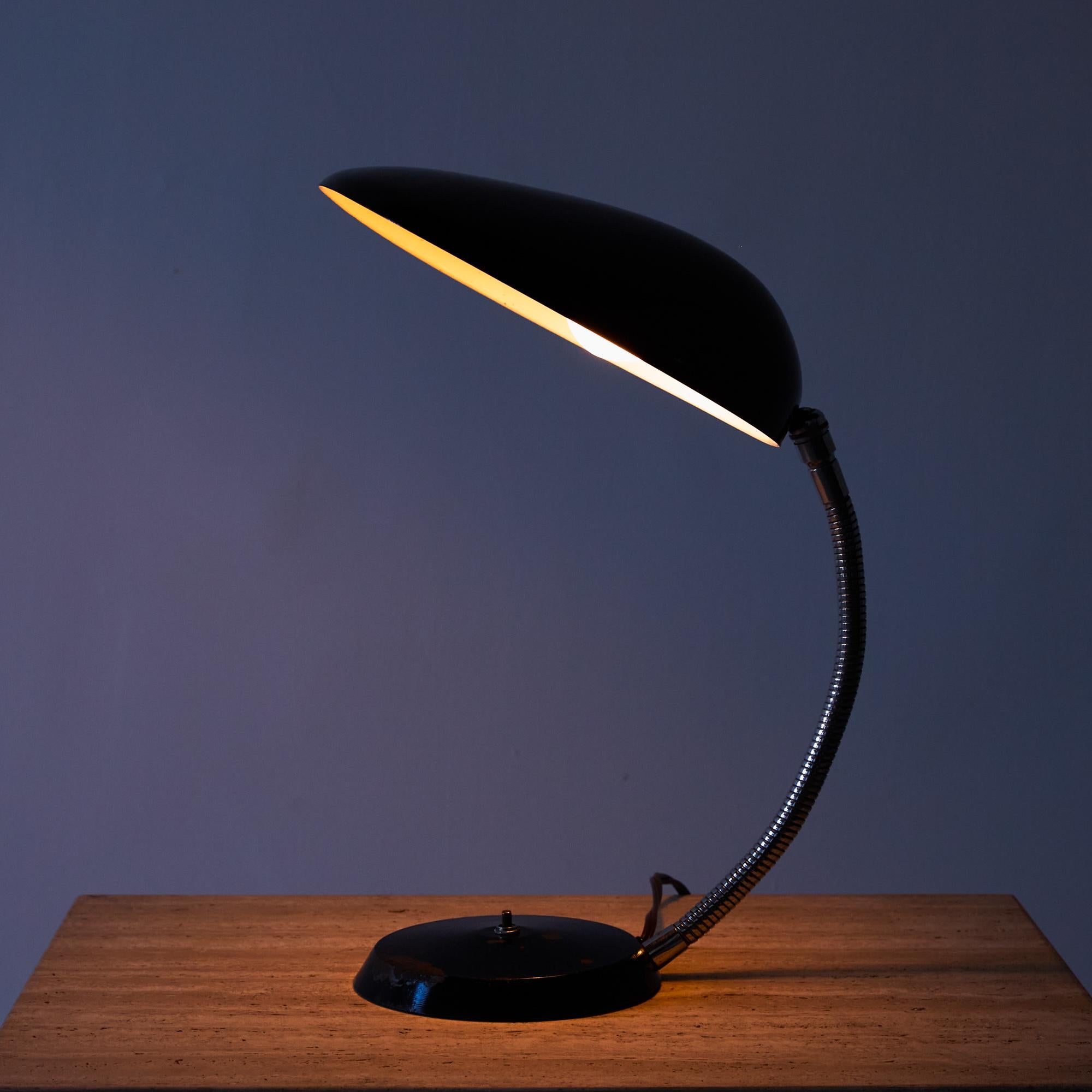 Greta Grossman Cobra Table Lamp for Ralph O. Smith In Good Condition In Los Angeles, CA