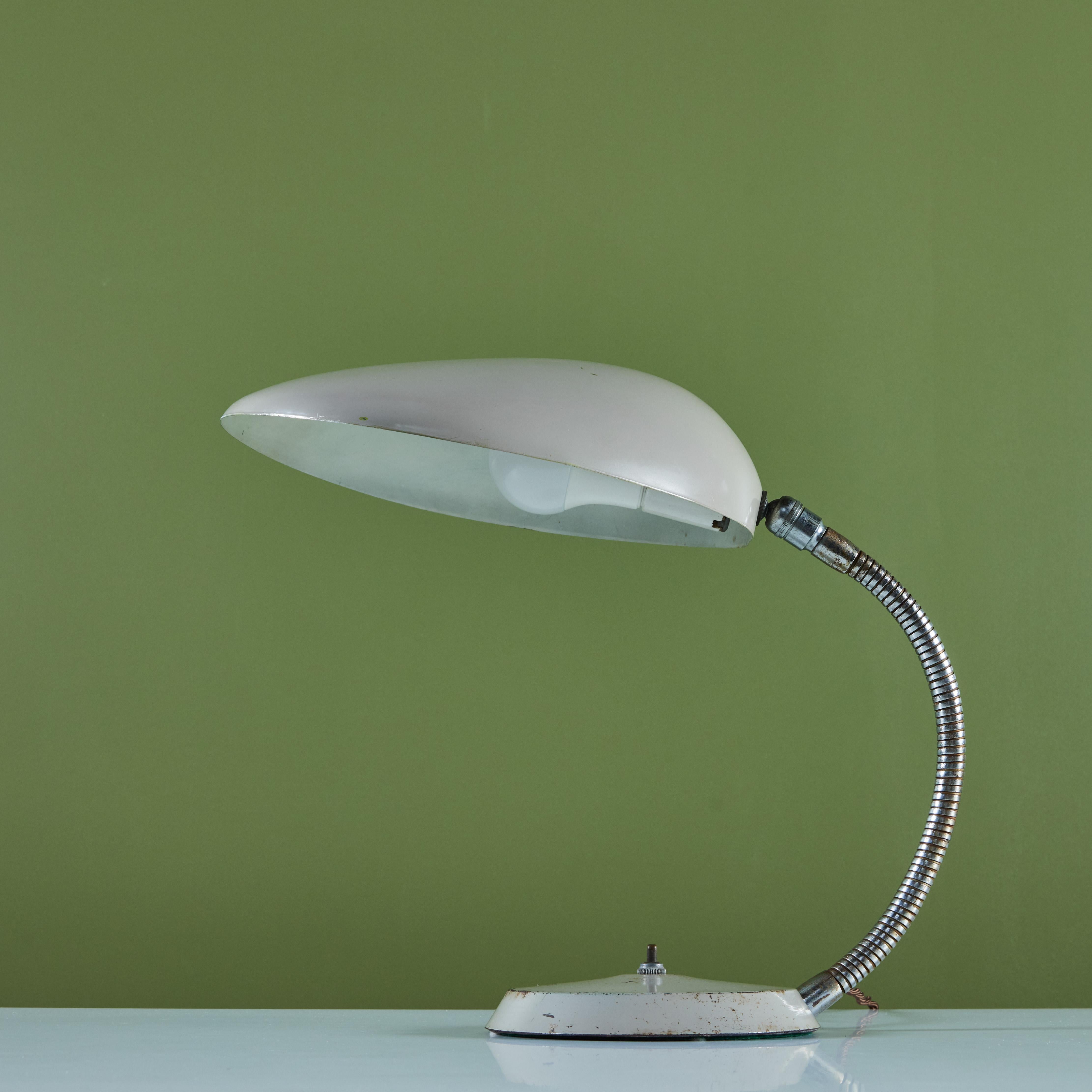 Greta Grossman Cobra Table Lamp for Ralph O. Smith In Good Condition For Sale In Los Angeles, CA