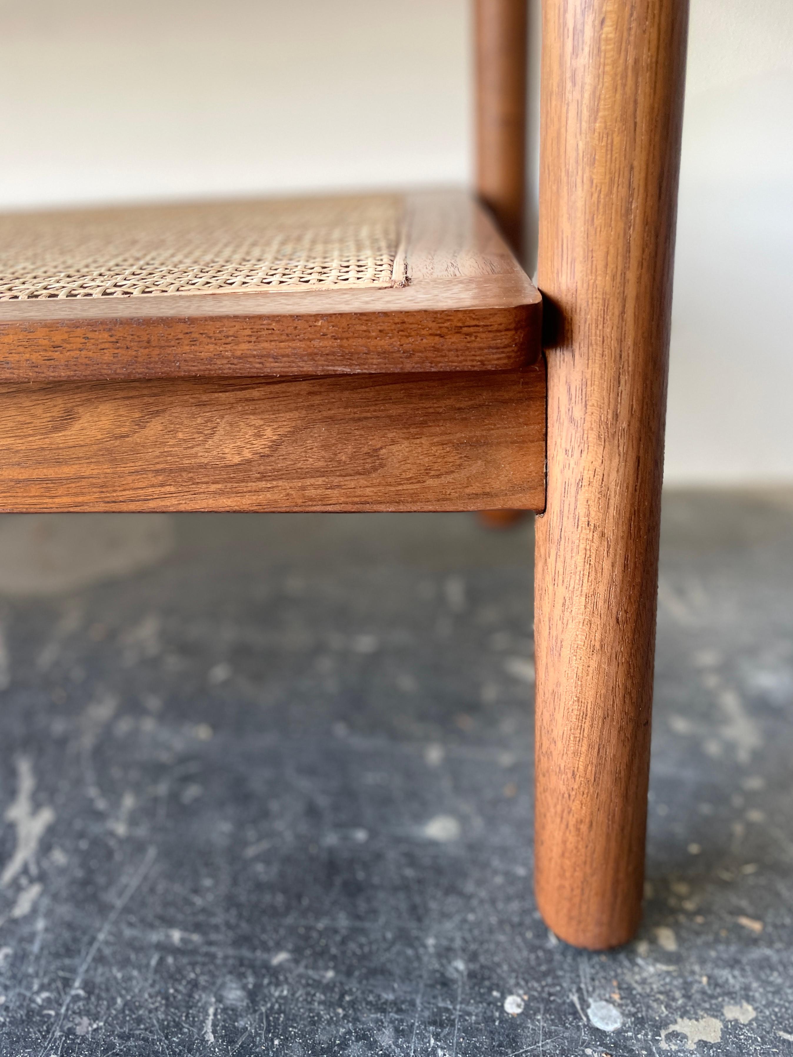 Caning Greta Grossman Console Table credenza for Glenn of California