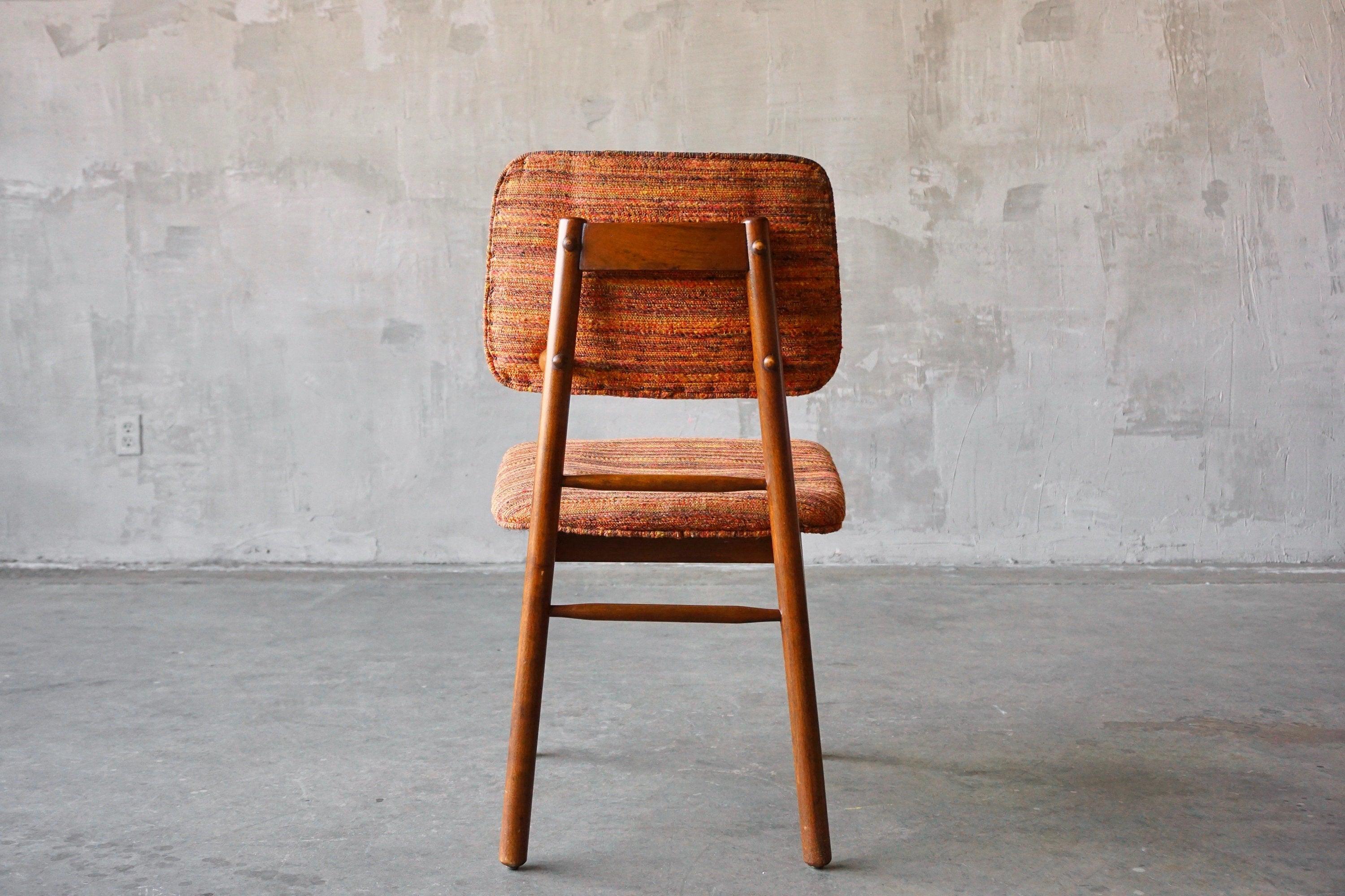 Greta Grossman Dining Chairs, Set of 8 In Good Condition In Merced, CA
