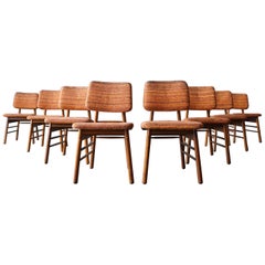 Greta Grossman Dining Chairs, Set of 8