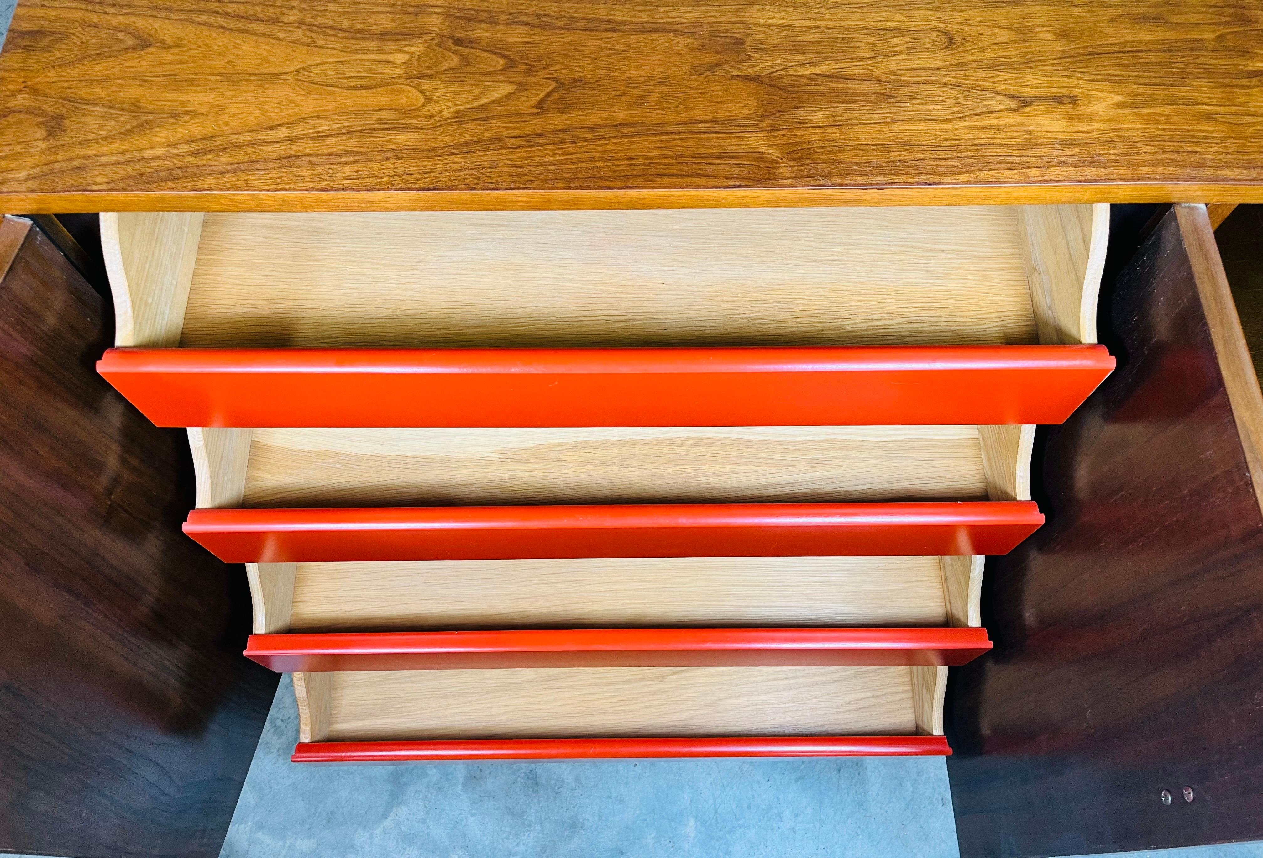 Mid-Century Modern Greta Grossman for Glenn of California Walnut Buffet Or Credenza