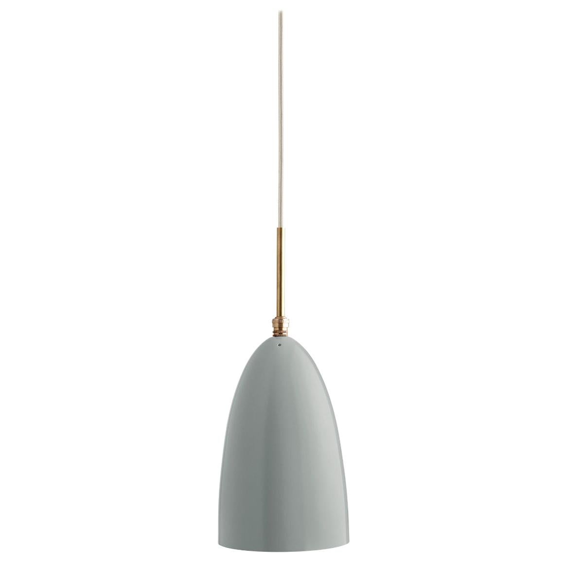 Lampe à suspension Grasshopper de Greta Grossman, bleu-gris