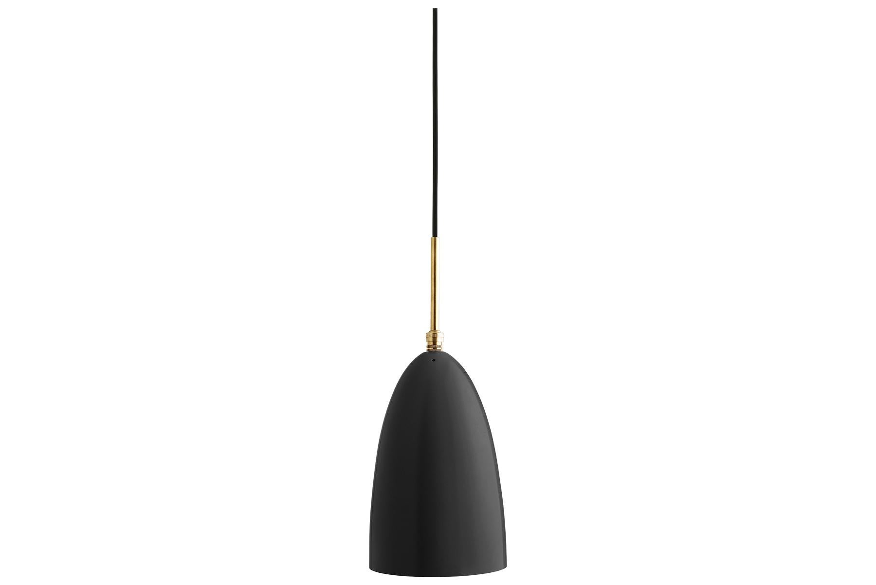 Verniciatura a polvere Lampada a sospensione Greta Grossman Grasshopper, Bianco in vendita
