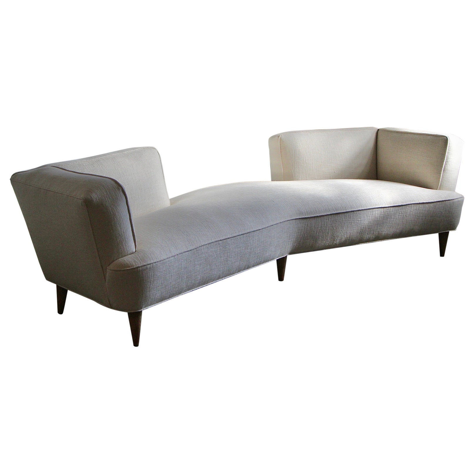 Greta Grossman "San Franciscan" Boomerang Sofa for Sherman Bertram, 1947