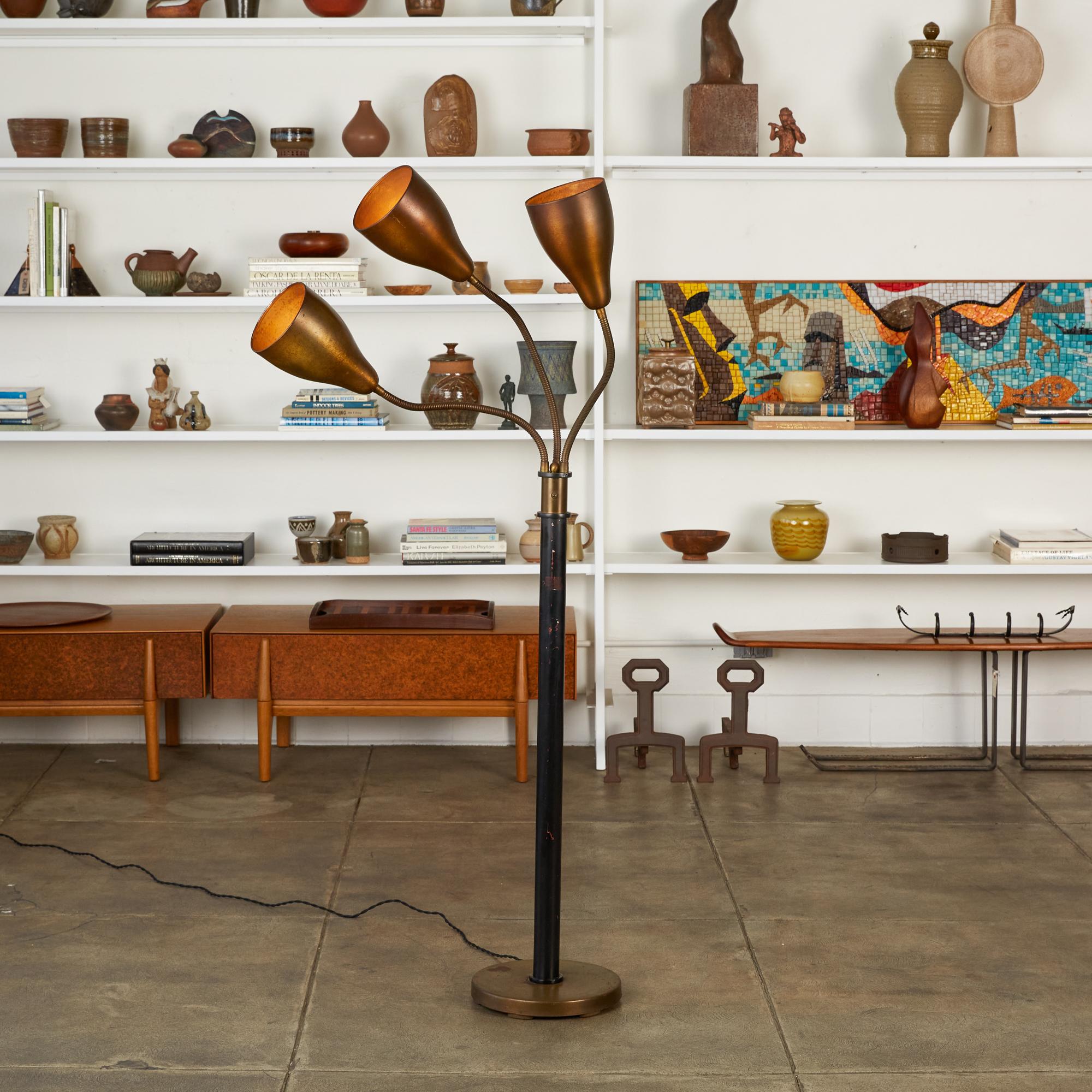 Mid-Century Modern Greta Grossman Style Floor Lamp