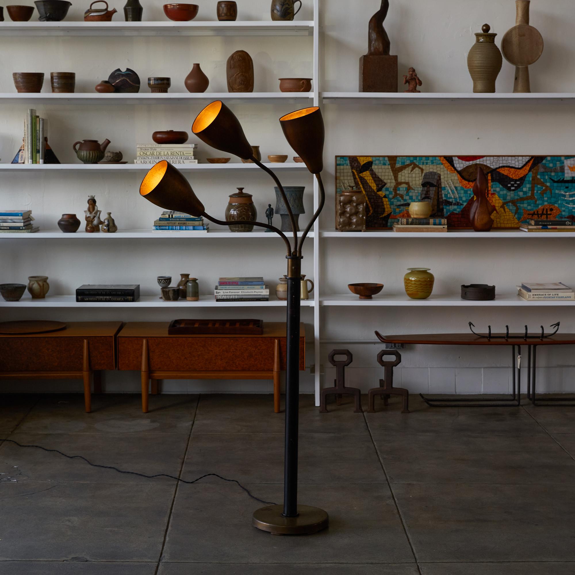 Mid-20th Century Greta Grossman Style Floor Lamp