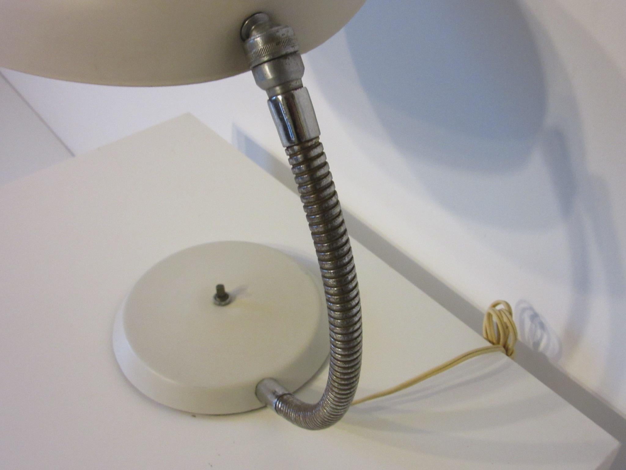 Metal Greta Grossman Vintage Cobra Lamp for Ralph O. Smith Lighting Company