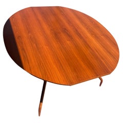 Greta Grossman Walnut Drop-Leaf Dining Table for Glenn of California Mid Century