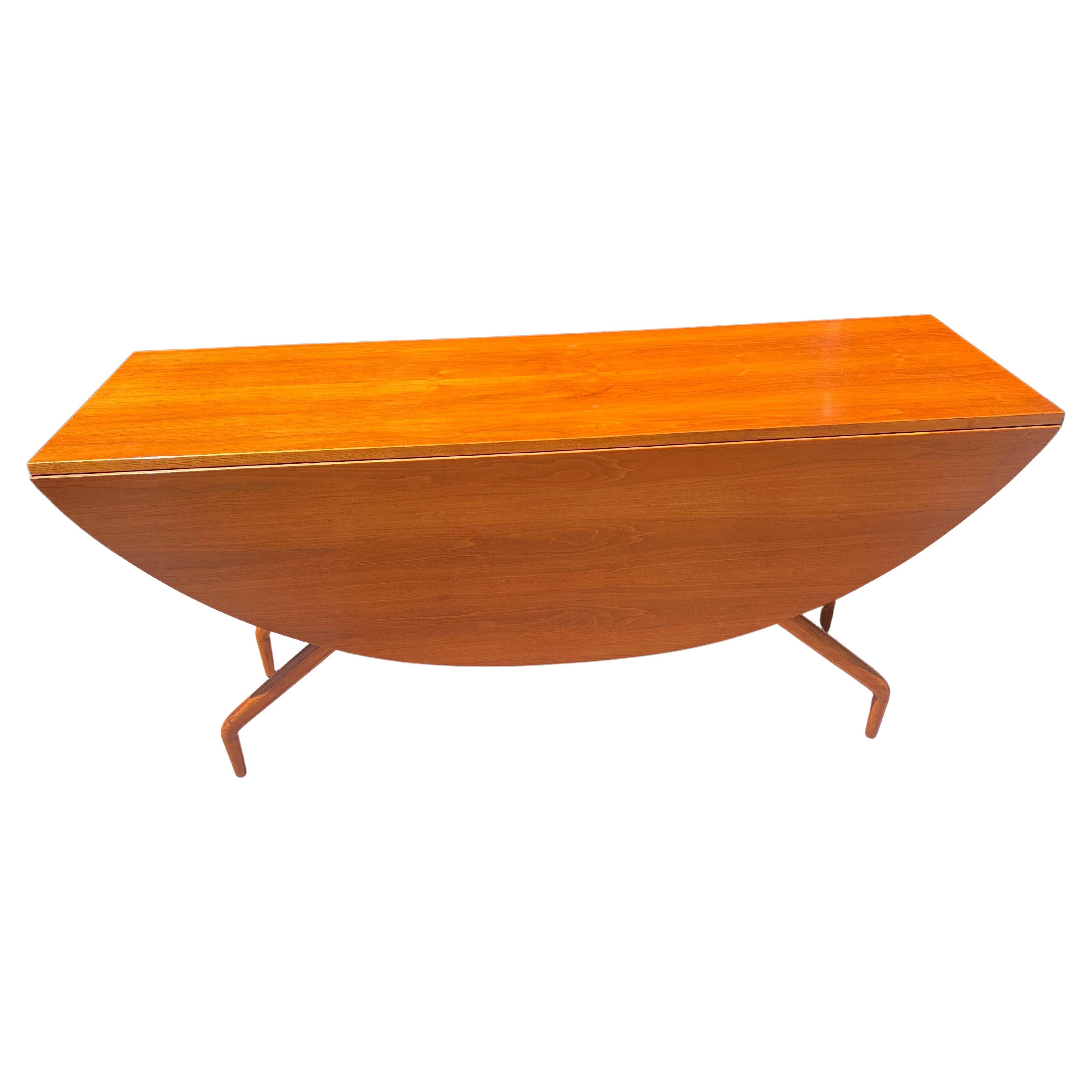 Table de salle à manger à abattants Greta Grossman pour Glenn of California Mid Century Bon état - En vente à San Diego, CA