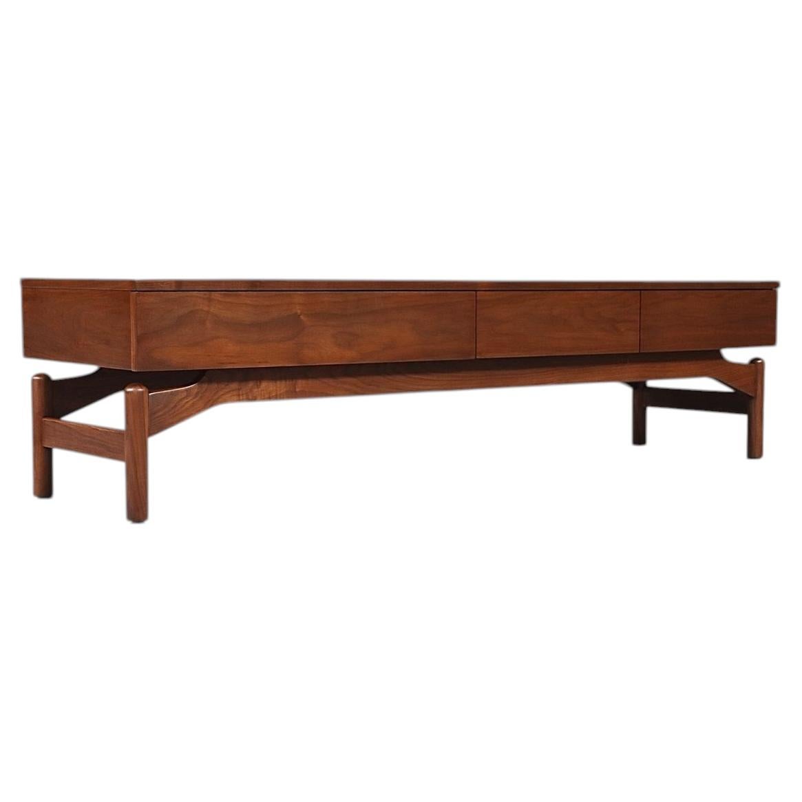 Greta M. Grossman Bench / Coffee Table w/ Drawers for Glenn of CA