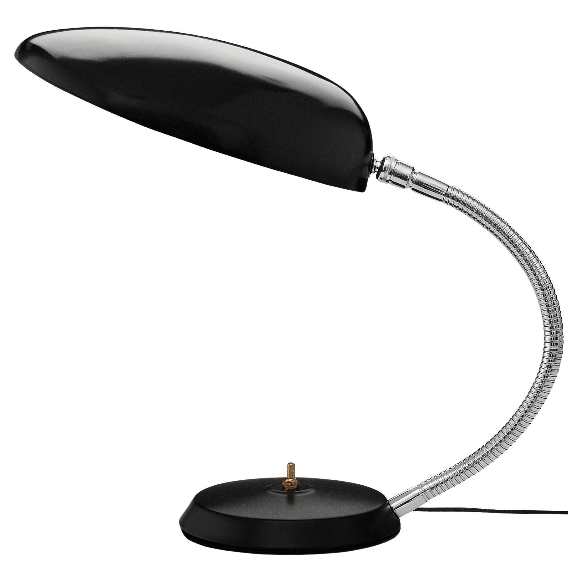 Greta M. Grossman Lampe de table Cobra Noir de jais pour GUBI en vente