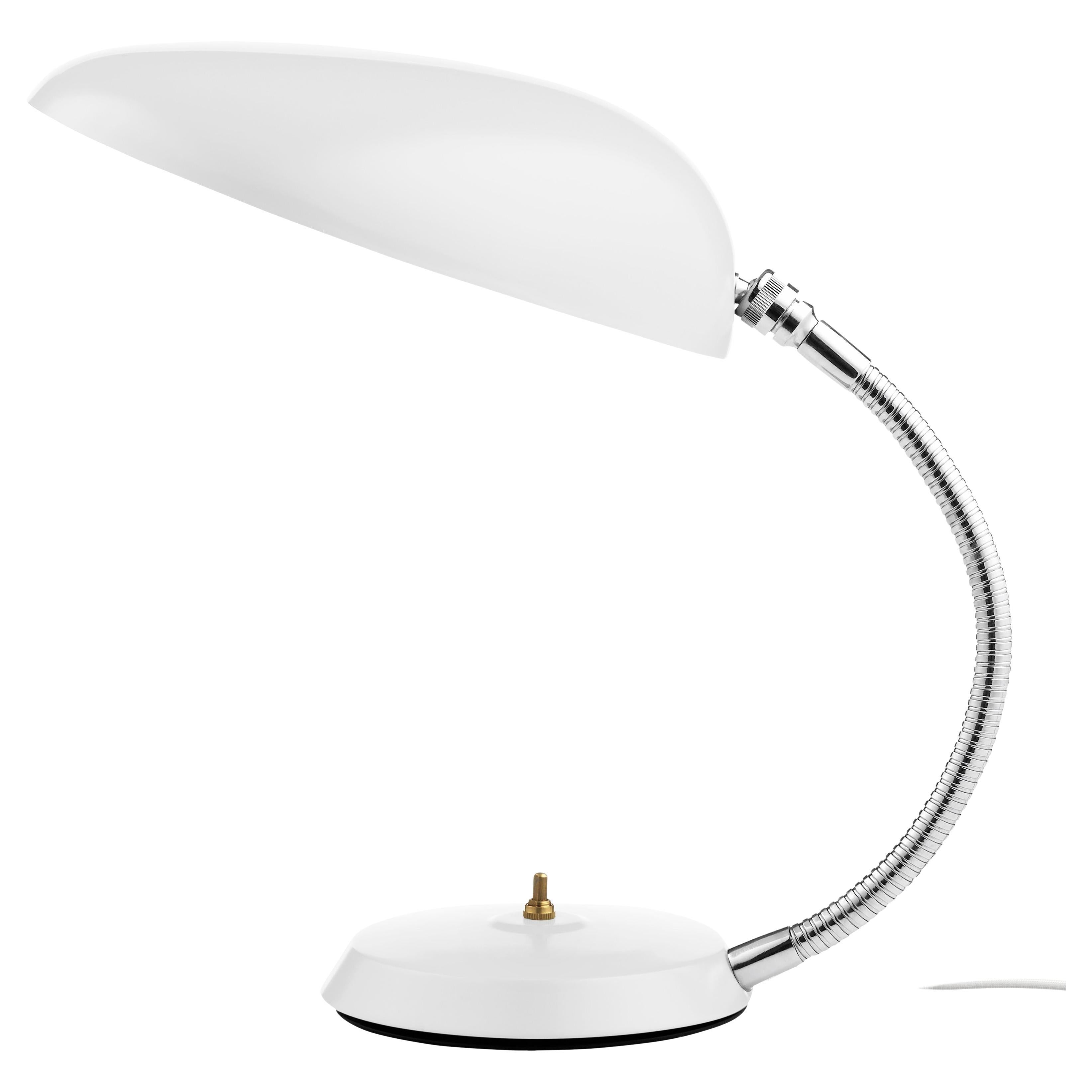 Greta M. Grossman Cobra Table Lamp Matt White for GUBI For Sale