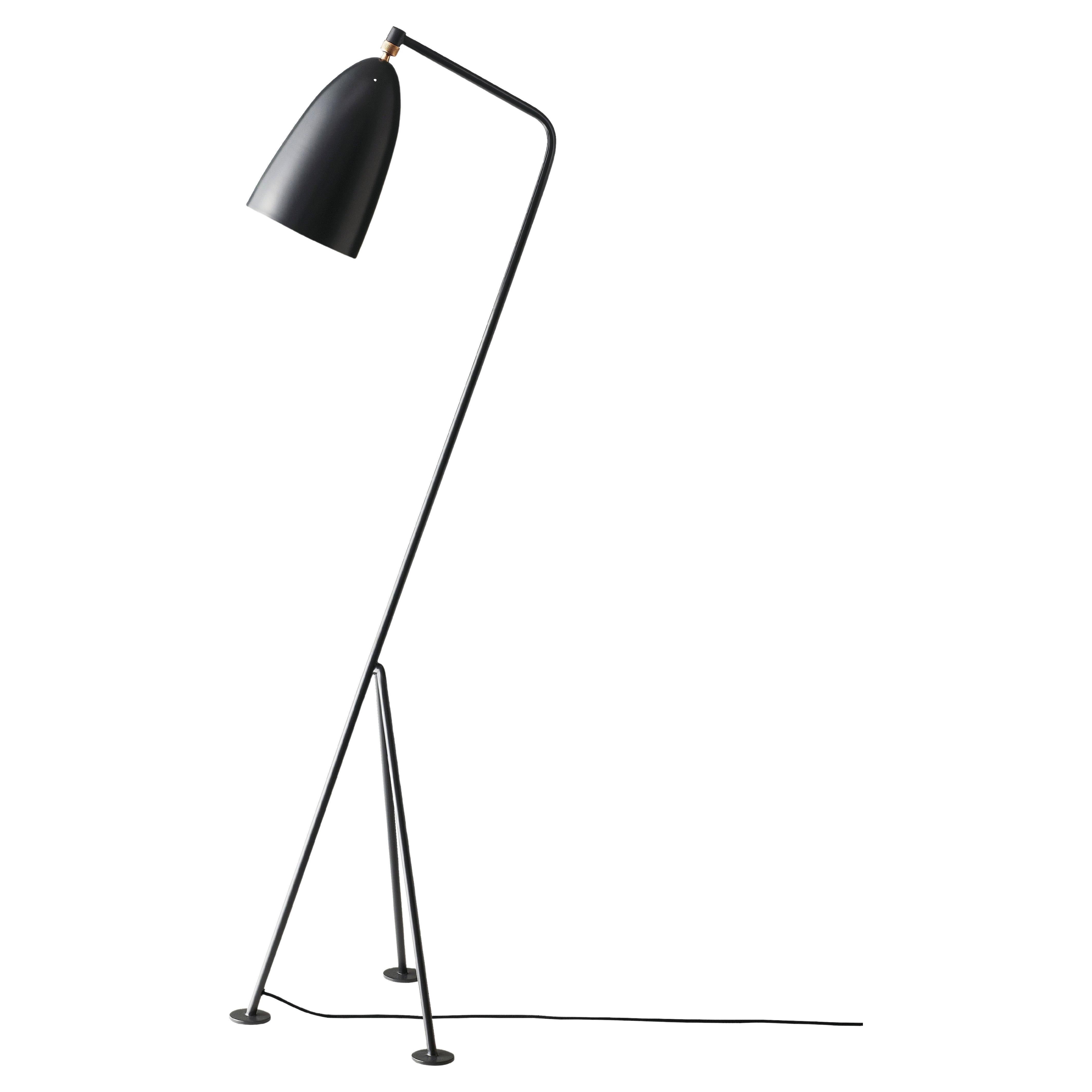 Greta M. Grossman Grashoppa Floor Lamp Anthracite Grey for GUBI