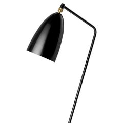 Greta M. Grossman Grashoppa Floor Lamp Glossy Black for GUBI