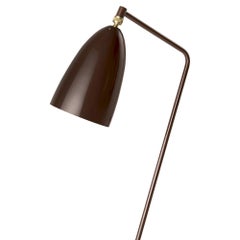 Greta M. Grossman Grashoppa Floor Lamp Glossy Walnut Brown for GUBI