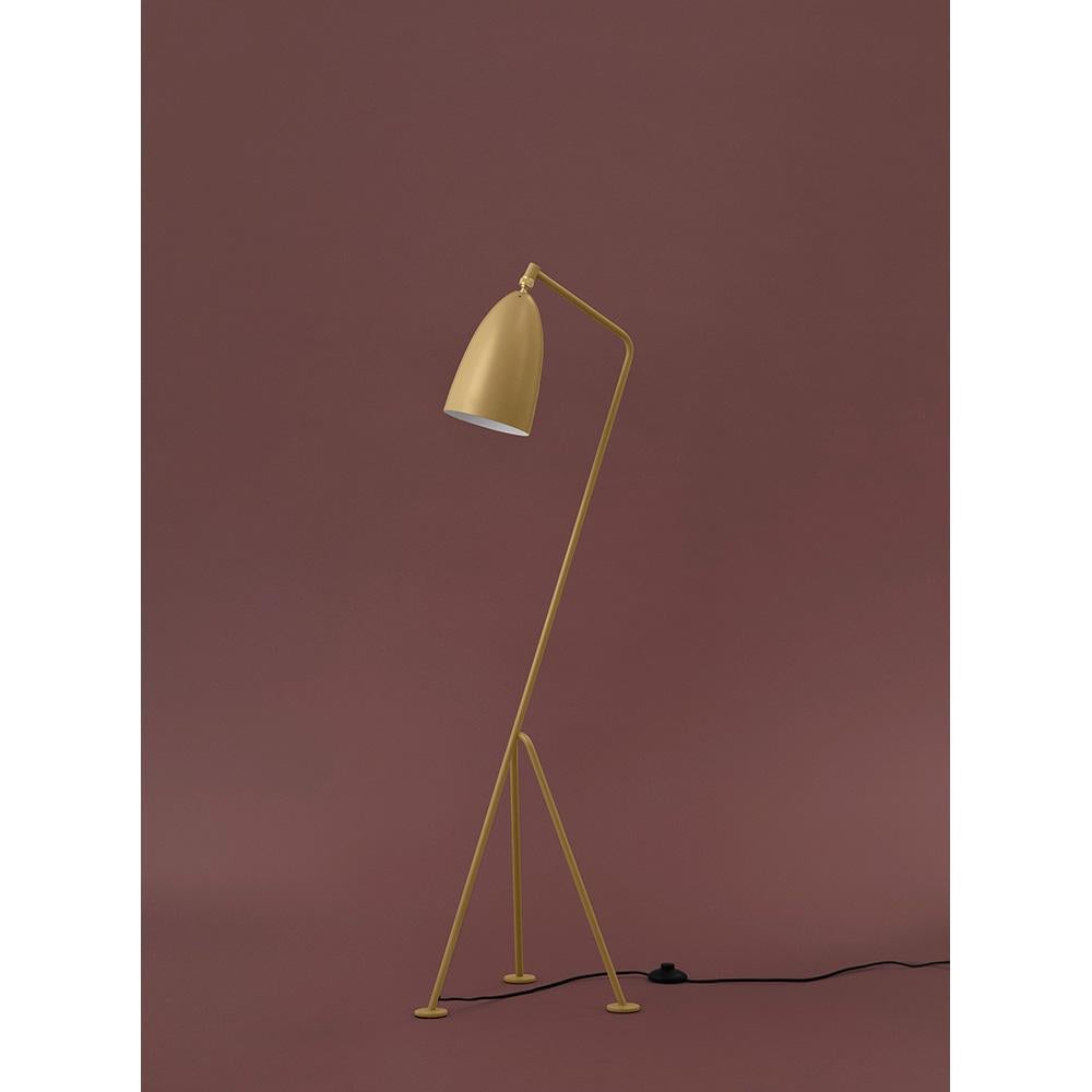 Danese Lampada da terra Greta M. Grossman Grashoppa Olive Brown per M. I. in vendita