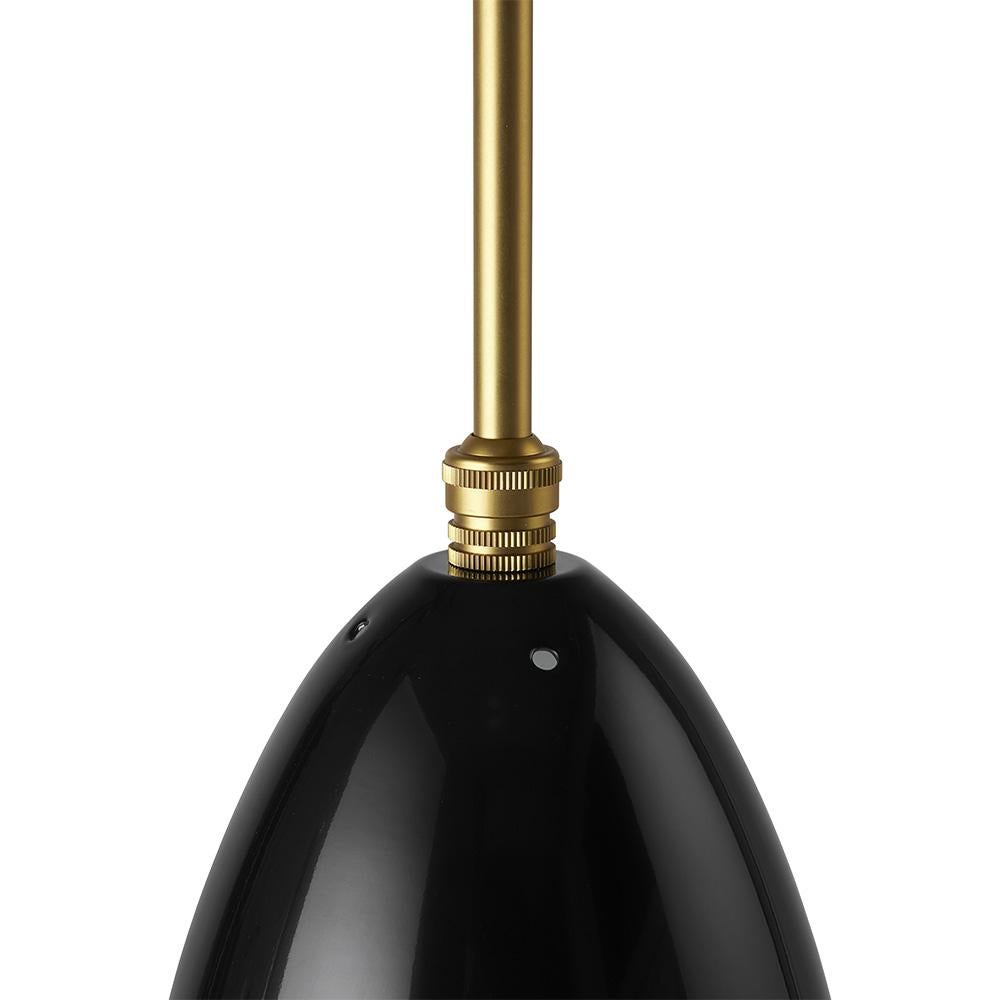 The Gräshoppa Pendant has emerged from Greta M. Grossman’s original lamp design from 1947, using the signature steel shade that successfully combines lightness and functionality into a modern yet organic character. The whimsical design language is