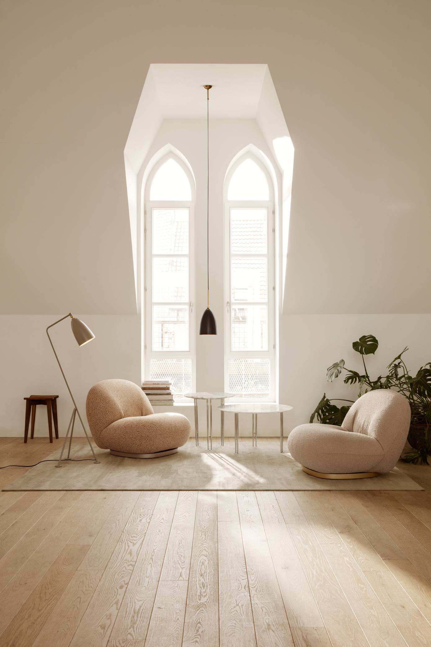 Contemporary Greta M. Grossman Grashoppa Pendant Glossy Black for GUBI For Sale