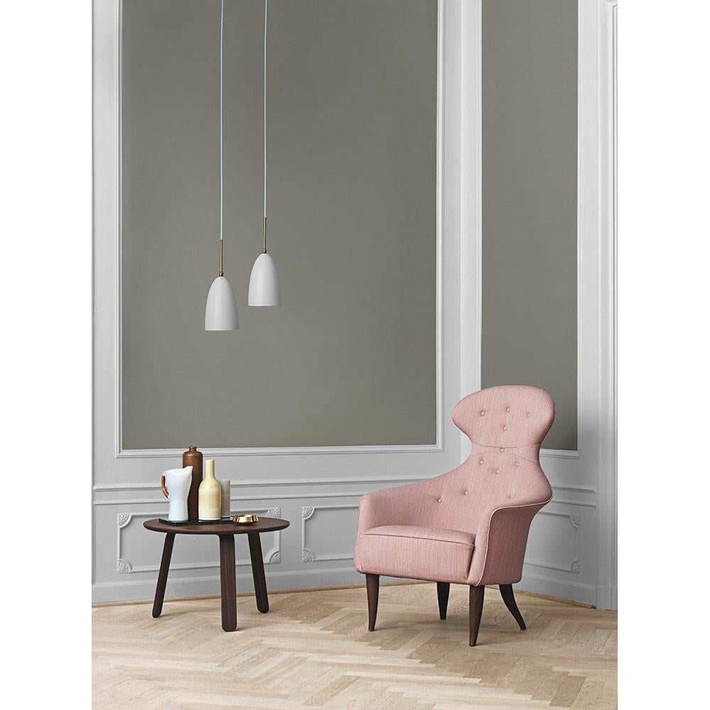 The Gräshoppa Pendant has emerged from Greta M. Grossman’s original lamp design from 1947, using the signature steel shade that successfully combines lightness and functionality into a modern yet organic character. The whimsical design language is