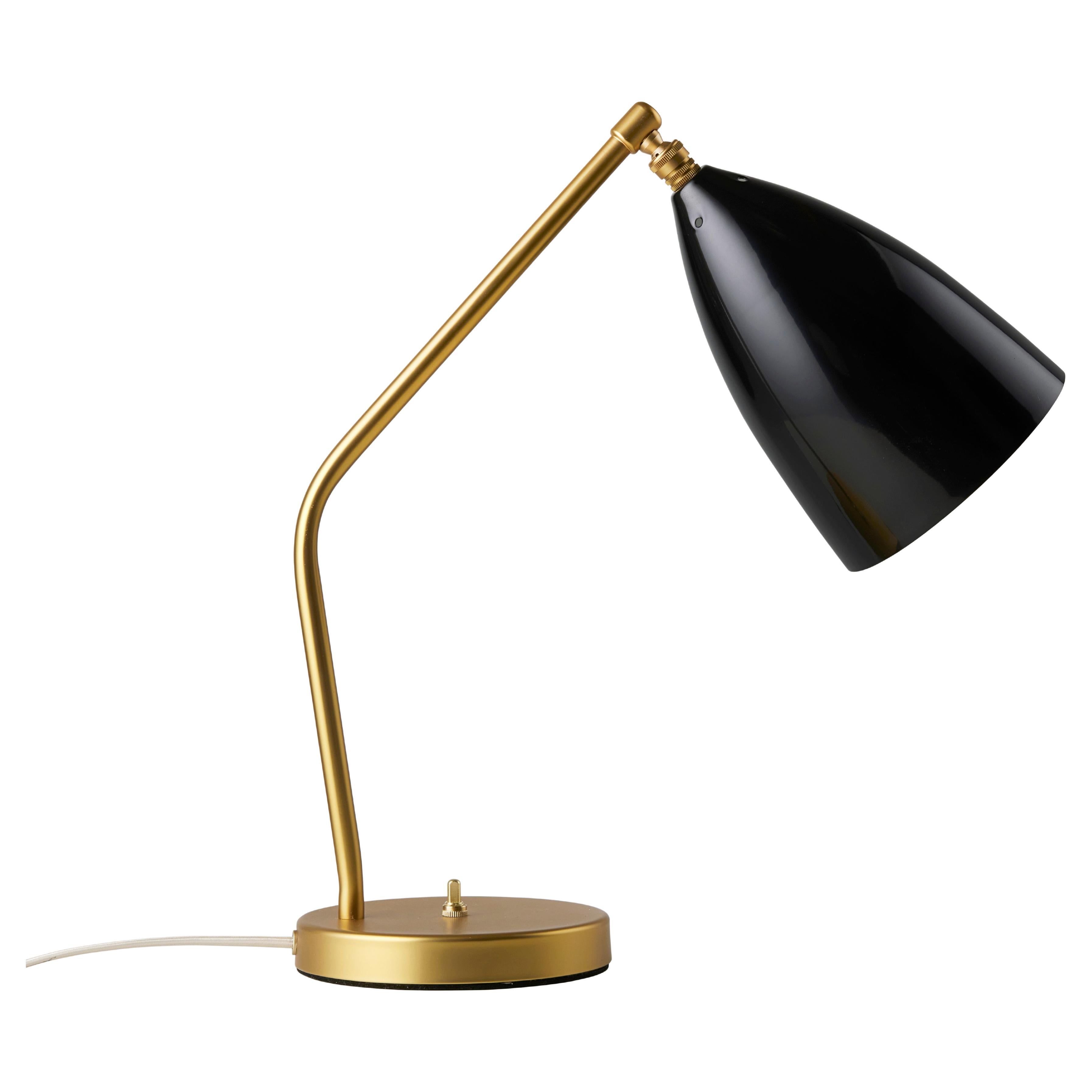 Greta M. Grossman Grashoppa Table Lamp Glossy Black for GUBI