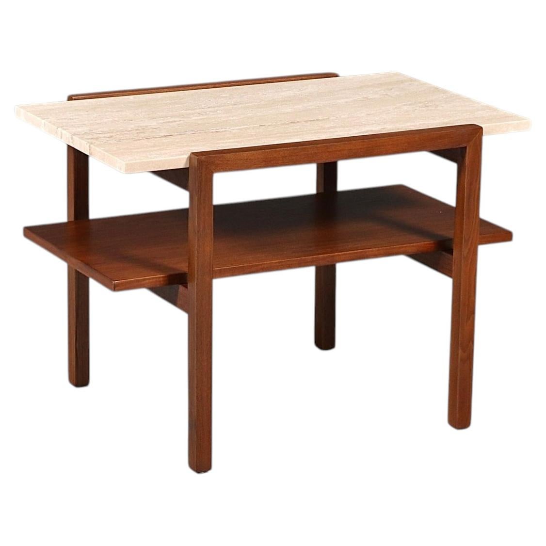 Greta M. Grossman Marble-Top Side Table for Glenn of California