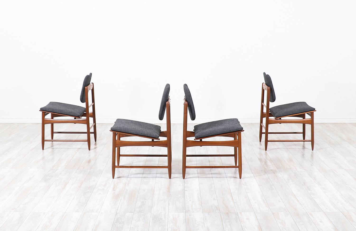 American Greta M. Grossman Sculpted Dining Chairs for Glenn of California