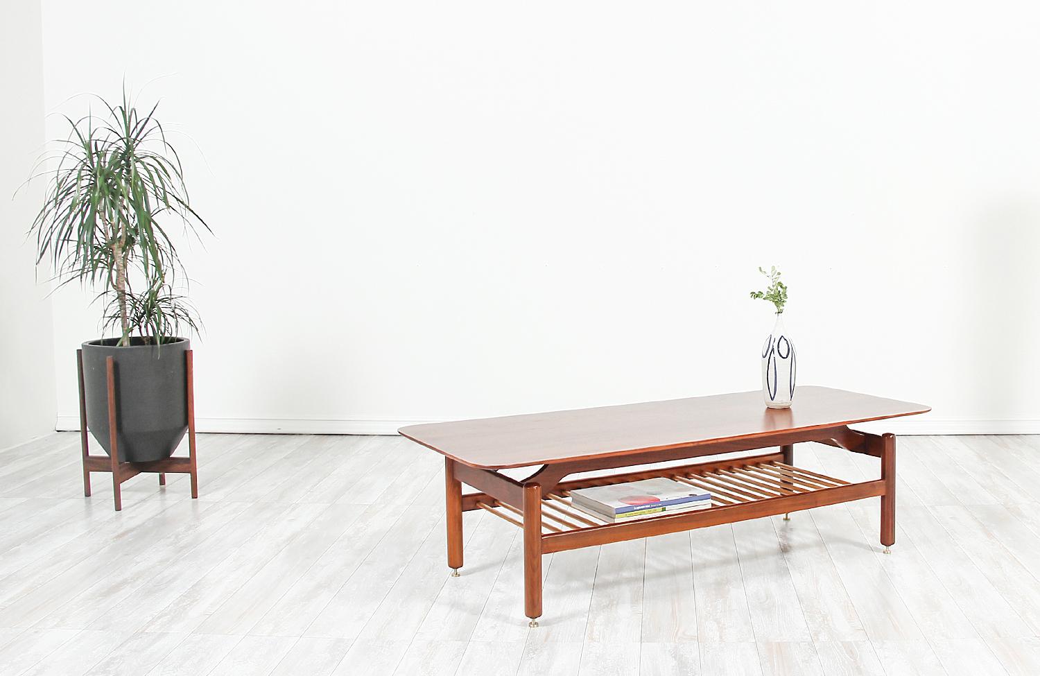 Mid-Century Modern Greta M. Grossman Two-Tier Coffee Table for Glenn of California