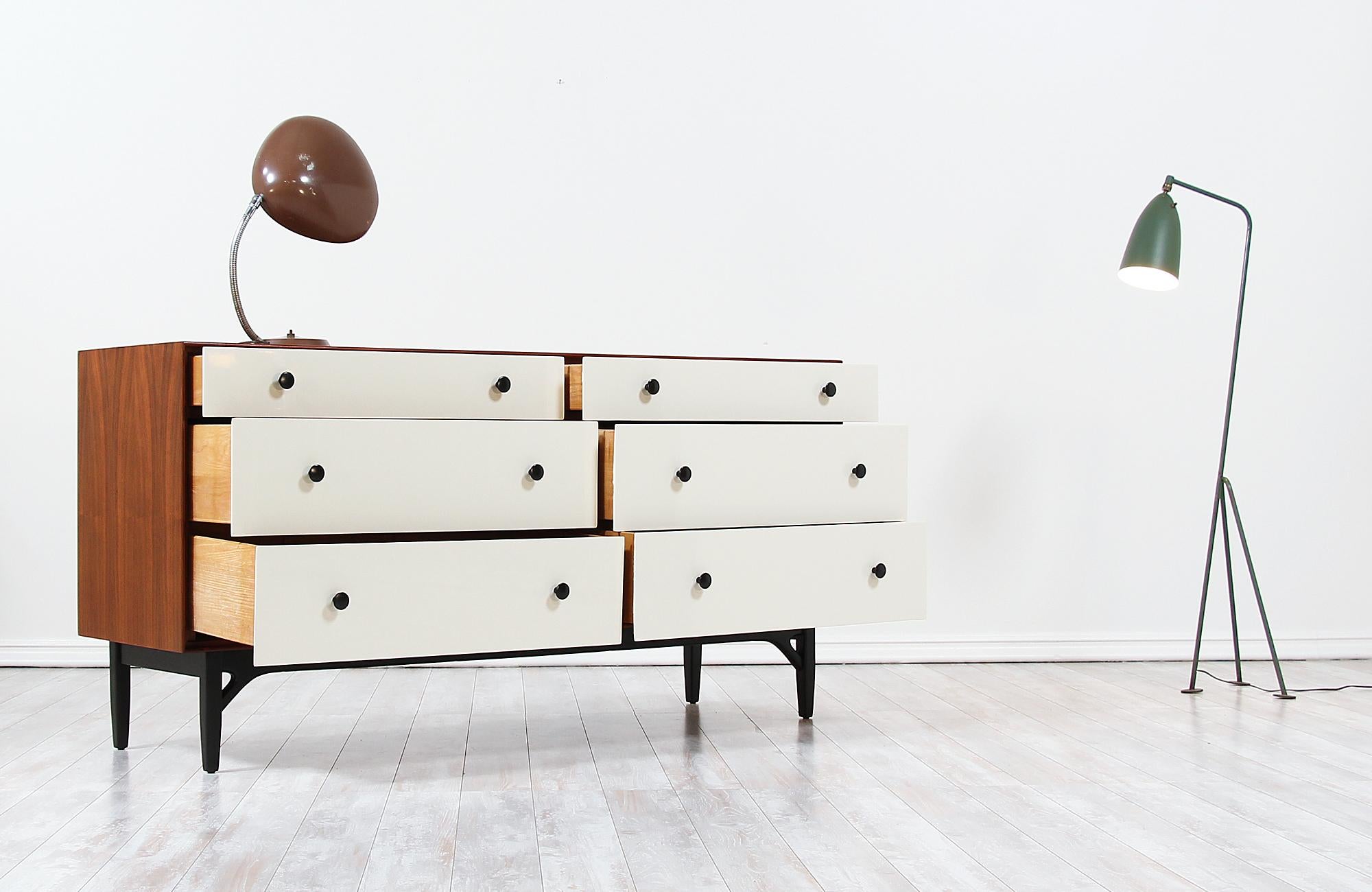 American Greta M. Grossman Two-Tone Lacquered Dresser for Glenn of California