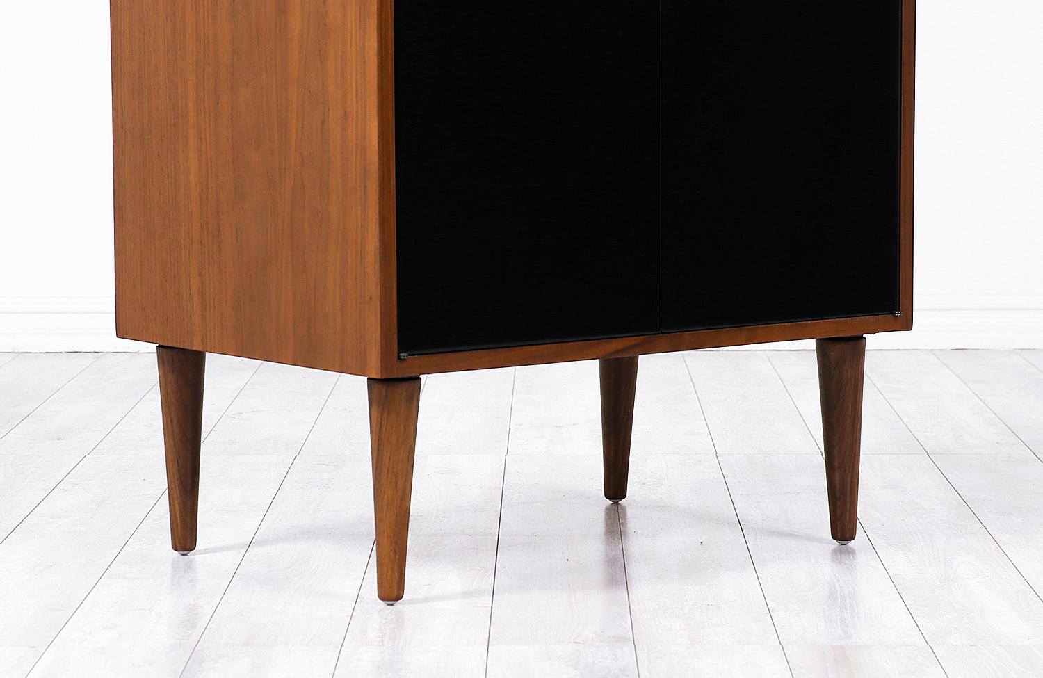 Greta M. Grossman Two-Tone Lacquered & Walnut Cabinet for Glenn of California 1