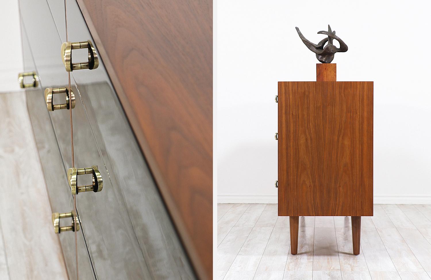 Greta M. Grossman Two-Tone Lacquered and Walnut Dresser for Glenn of California 3