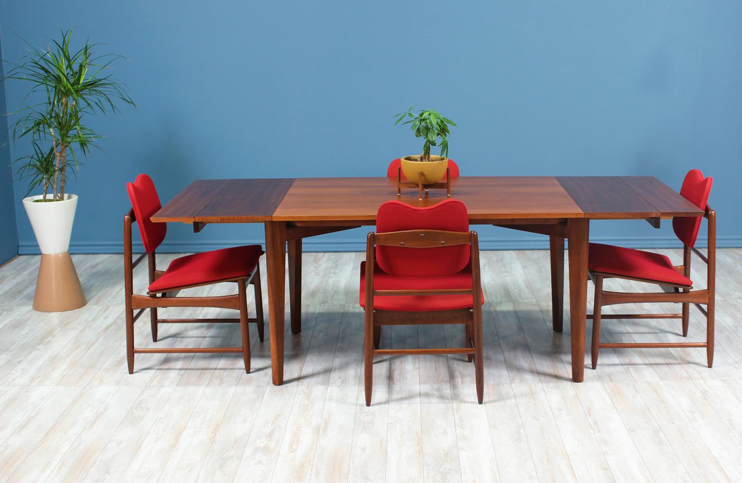 American Greta M. Grossman Walnut Dining Table for Glenn of California