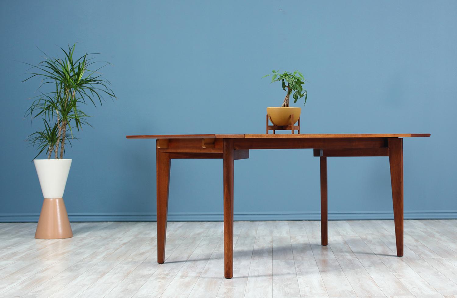 Greta M. Grossman Walnut Dining Table for Glenn of California 2
