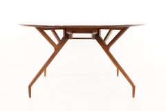 Greta Magnusson Grossman and Edward Frank MCM Spider Drop Leaf Dining Table