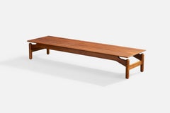 Greta Magnusson-Grossman, Bench, Walnut, USA, 1950s