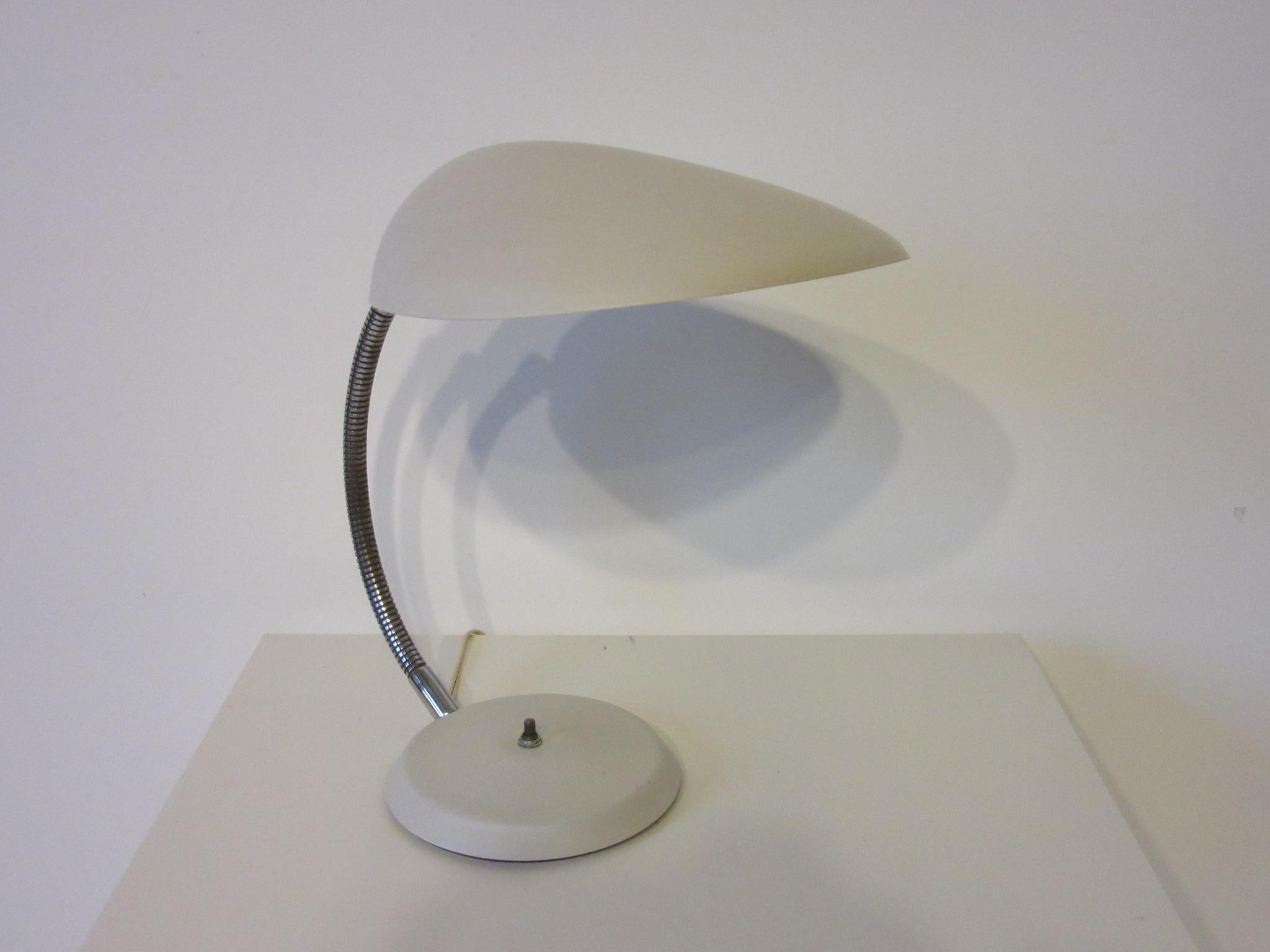 Metal Greta Magnusson, Grossman Cobra Lamp for Ralph O. Smith Lighting