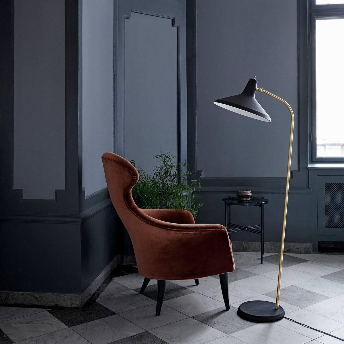 Scandinavian Modern Greta Magnusson Grossman 'G-10' Floor Lamp For Sale