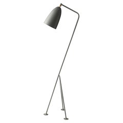 Lampadaire Grasshopper Greta Magnusson Grossman en bleu poussiéreux pour GUBI