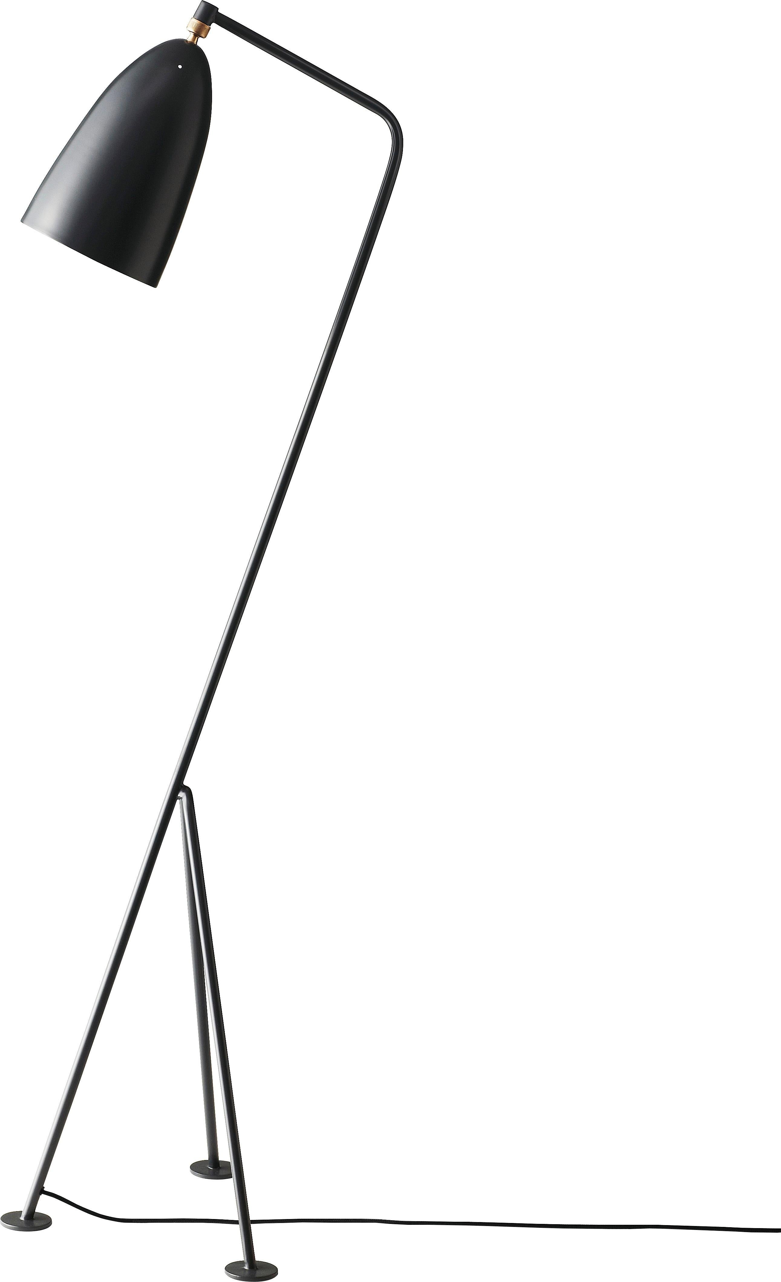 Lampadaire Grasshopper Greta Magnusson Grossman en bleu poussiéreux pour GUBI en vente 2