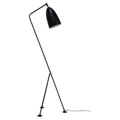 Greta Magnusson Grossman 'Grasshopper' Floor Lamp in Matte Black for GUBI
