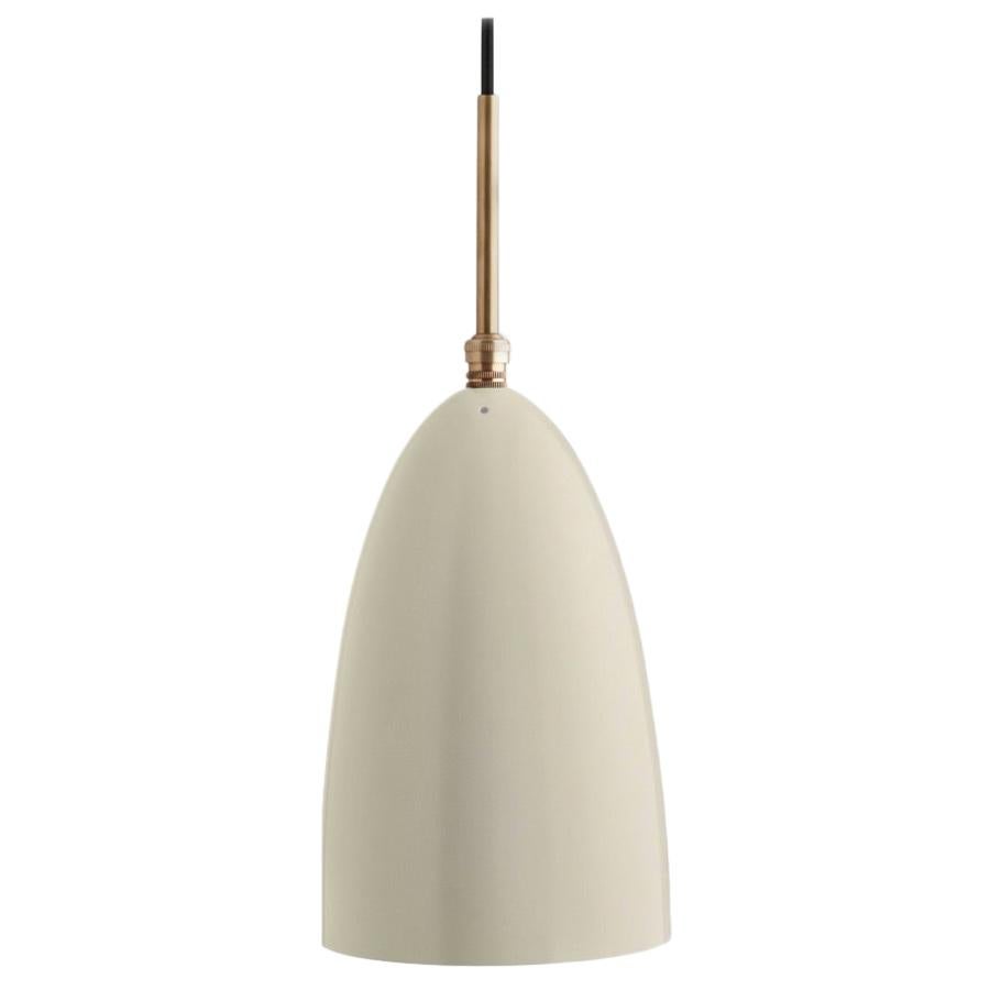 Greta Magnusson Grossman 'Grasshopper' Pendant in Oyster White For Sale