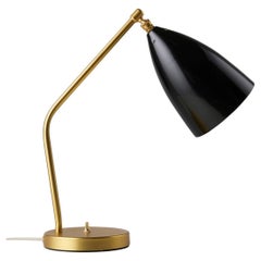 Greta Magnusson Grossman 'Grasshopper' Table Lamp in Glossy Black