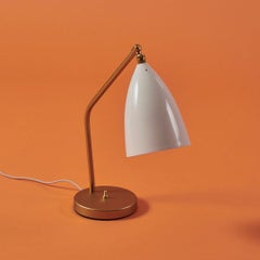 Greta Magnusson Grossman 'Grasshopper' Table Lamp in Glossy White for GUBI