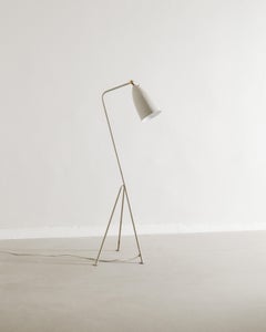 Greta Magnusson Grossman Grey "Grasshopper / G-33" Lamp by Bergboms, 1950s